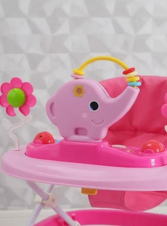 Andador Plegable Flores Con Musica Bebes Portable Unisex-3