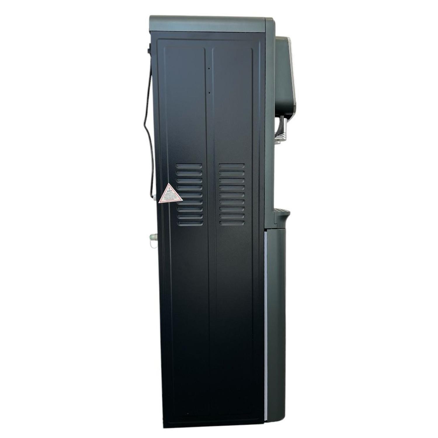 Dispensador De Agua Pedestal Eléctrico 3 Llaves C/gaveta Gris-5