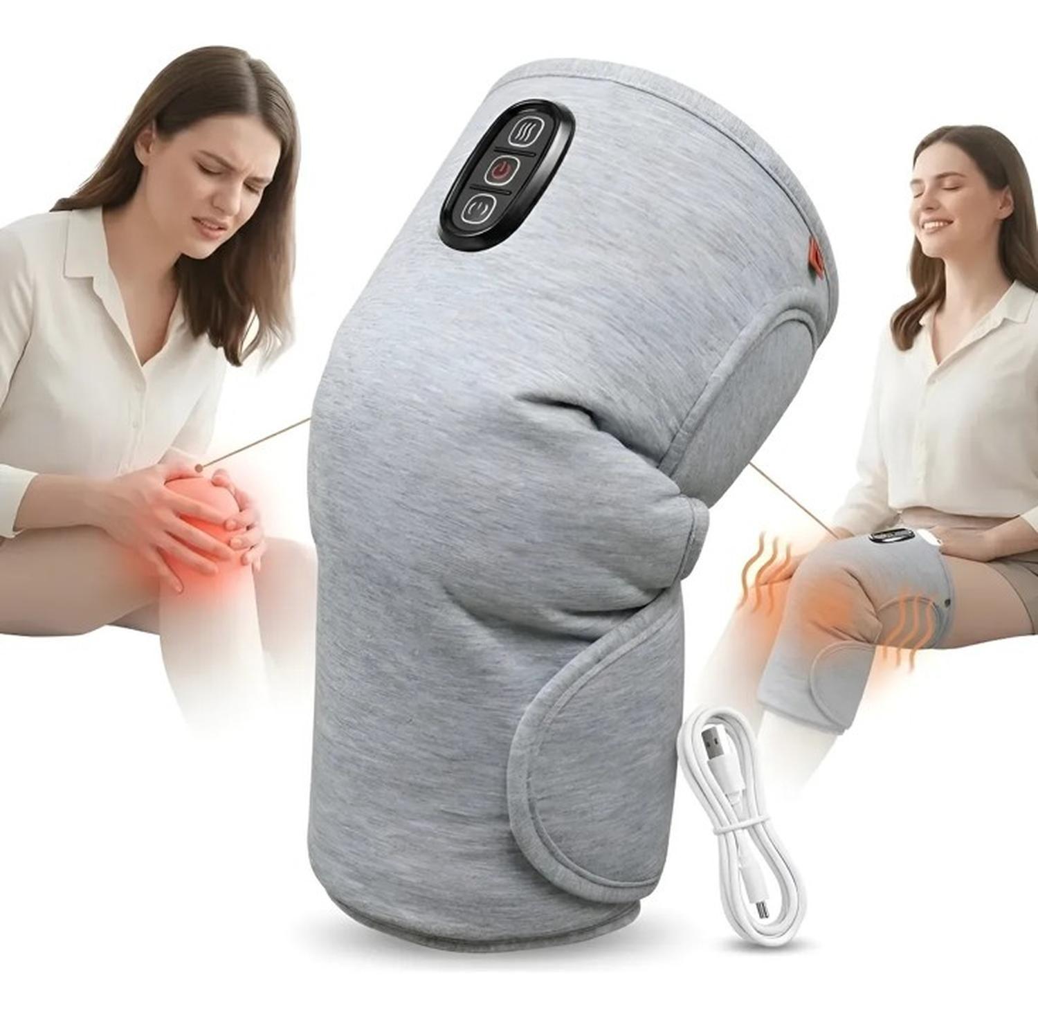 Rodillera Termica Masajeadora Calor y Vibracion Ajustable-6
