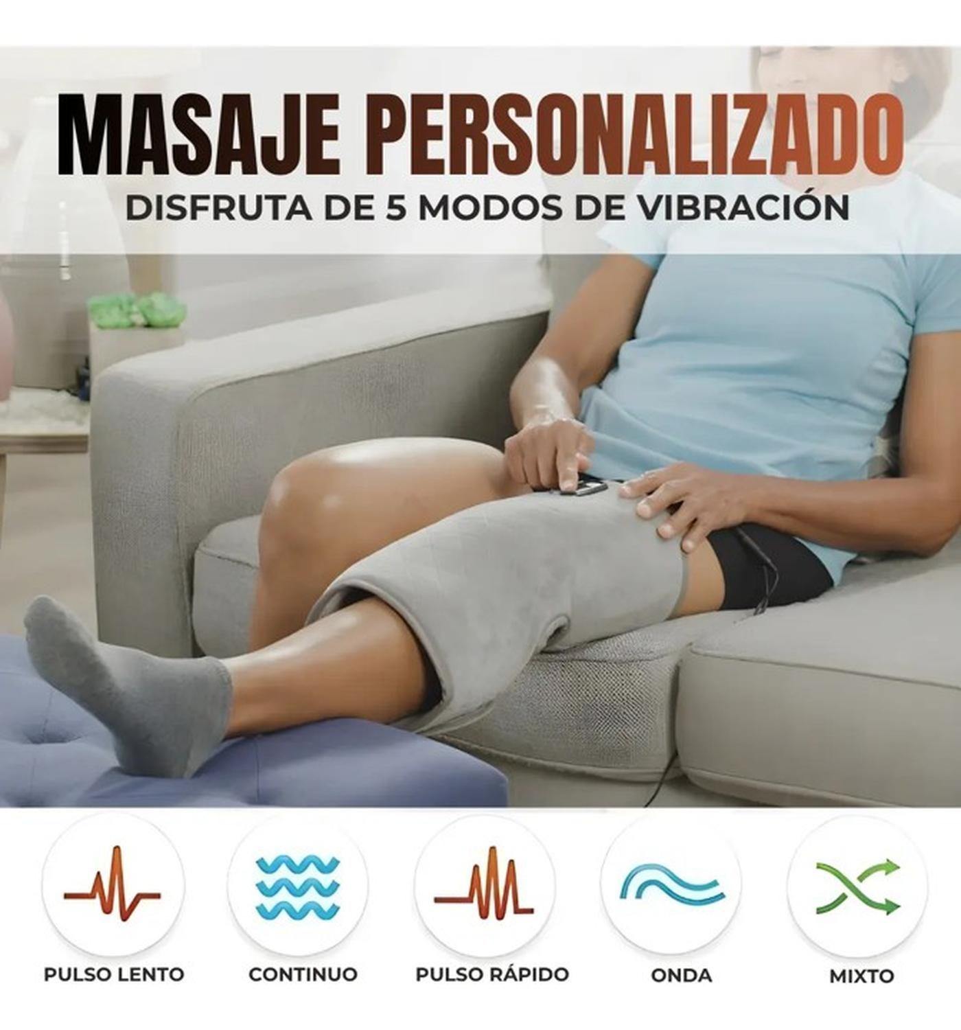 Rodillera Termica Masajeadora Calor y Vibracion Ajustable-7