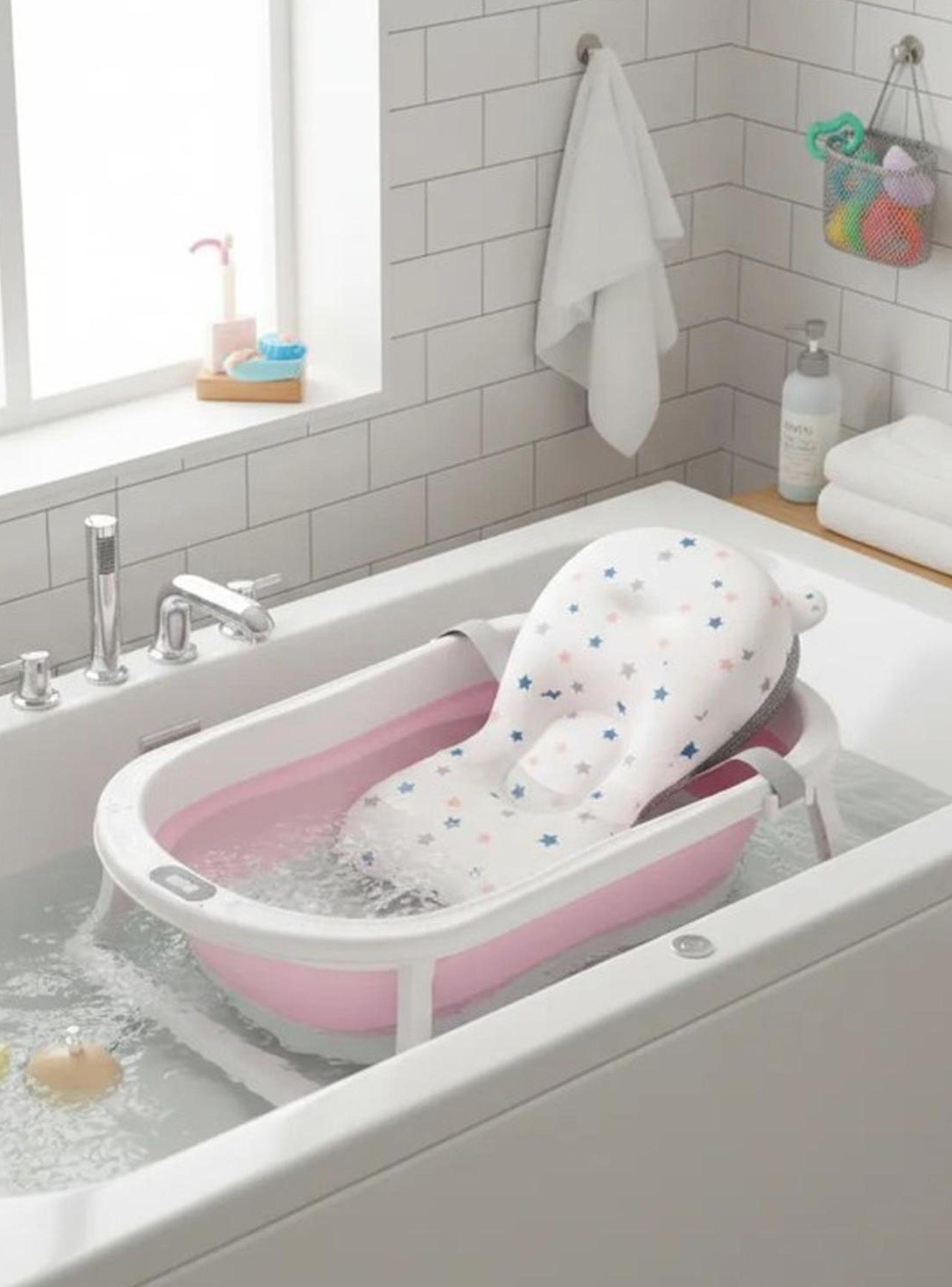 Bañera Plegable Bebé + Malla + Termómetro | Jagima-4