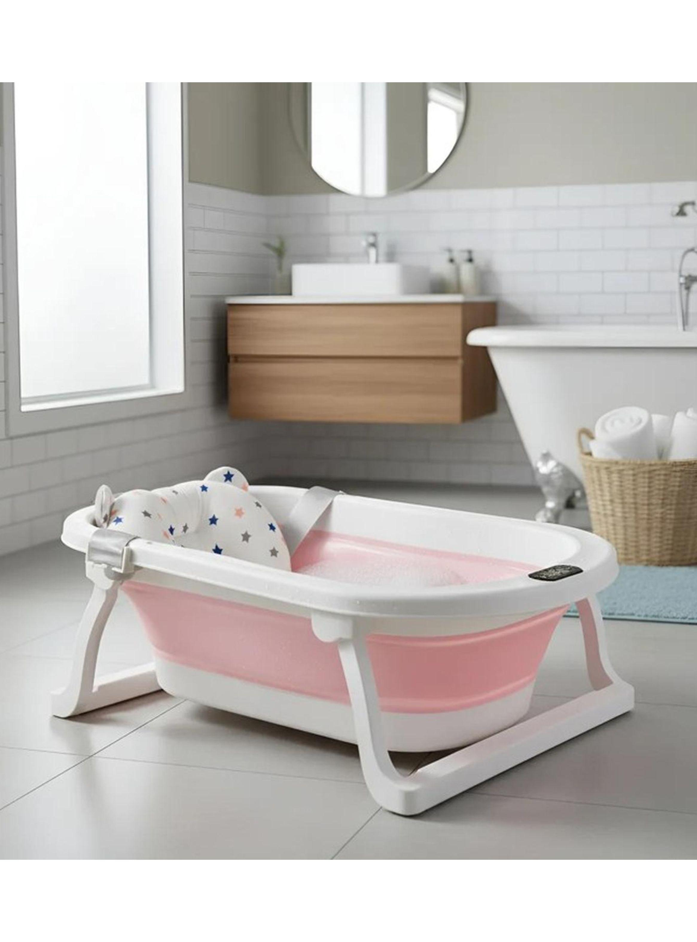 Bañera Plegable Bebé + Malla + Termómetro | Jagima-6