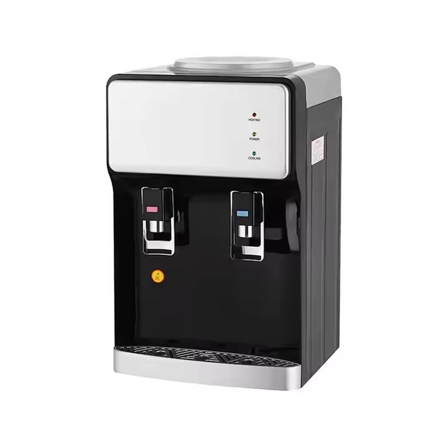 Dispensador De Agua Compresor Sobremesa Frio Caliente 2 Llaves Negro-3