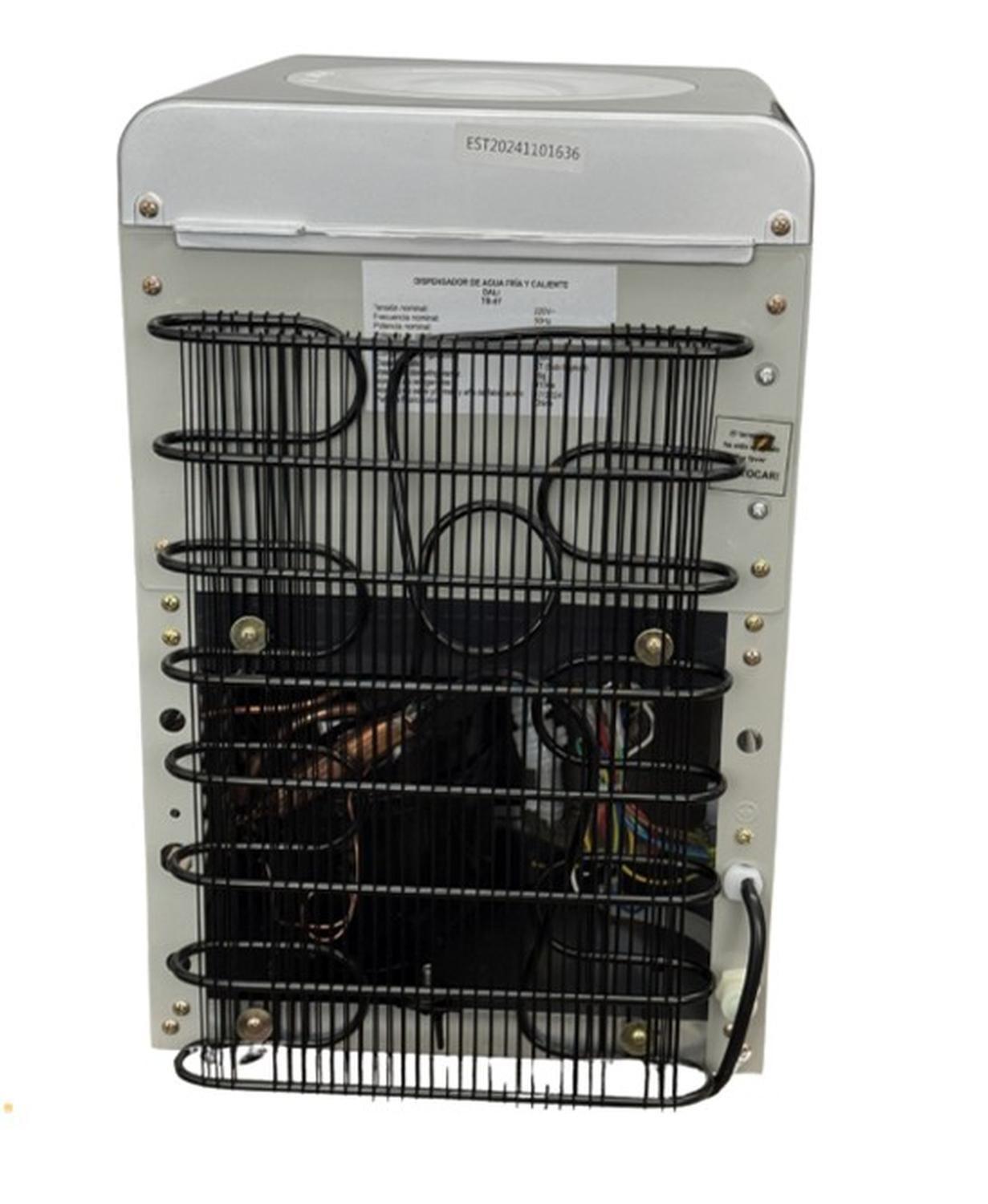 Dispensador De Agua Compresor Sobremesa Frio Caliente 2 Llaves Negro-6
