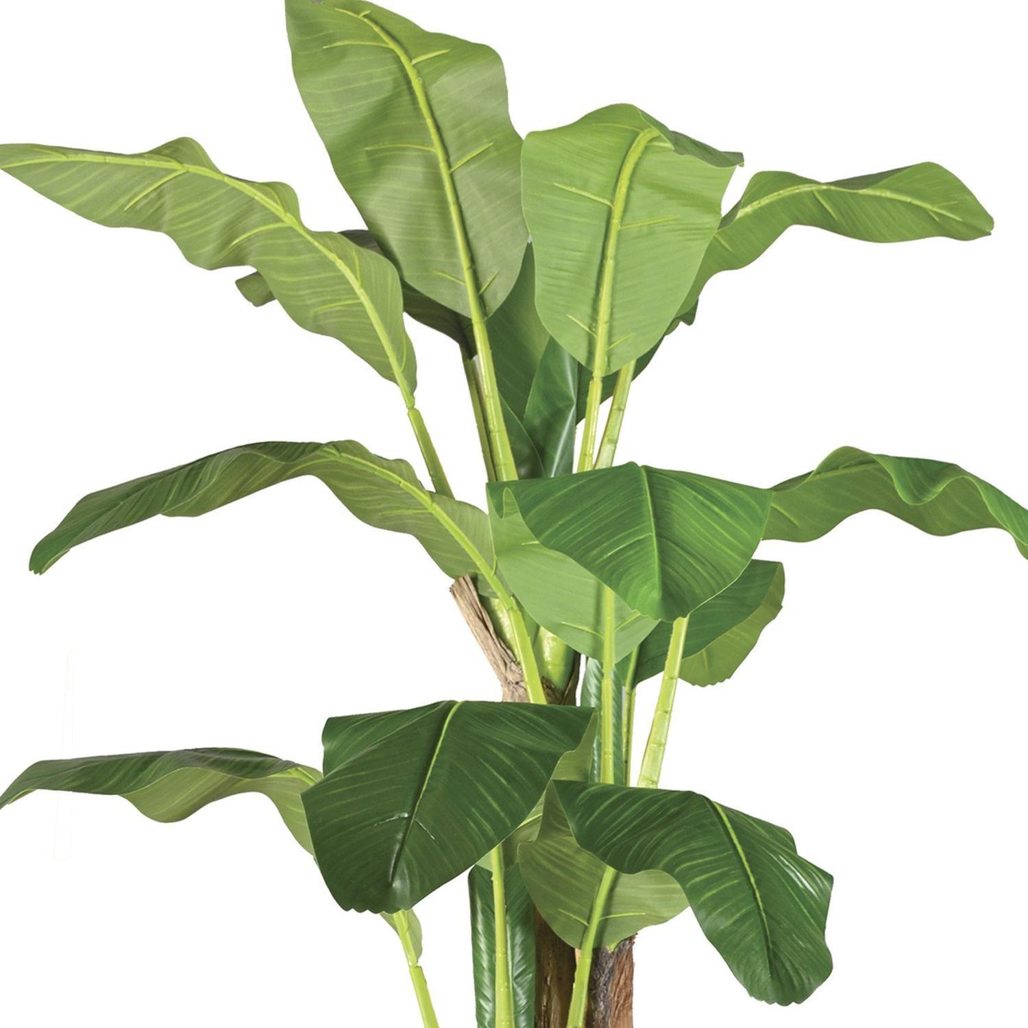 Planta Artificial Decorativa Arbol Grande Pack Banano 180cm Verde-4