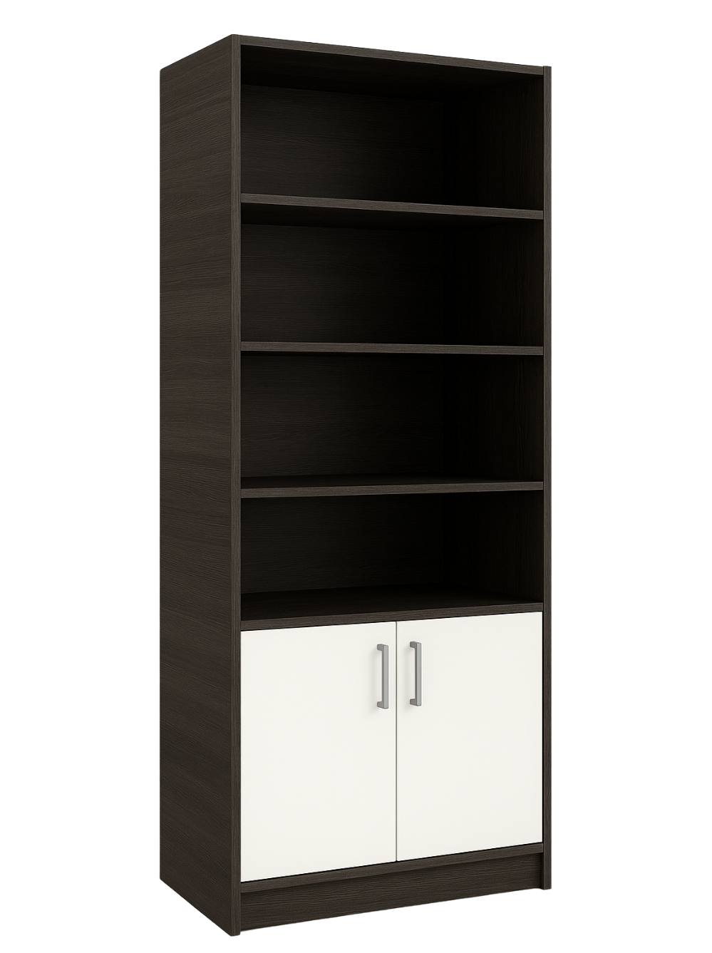 Biblioteca 15mm Nacional Roble Antracita SW/Blanco-2