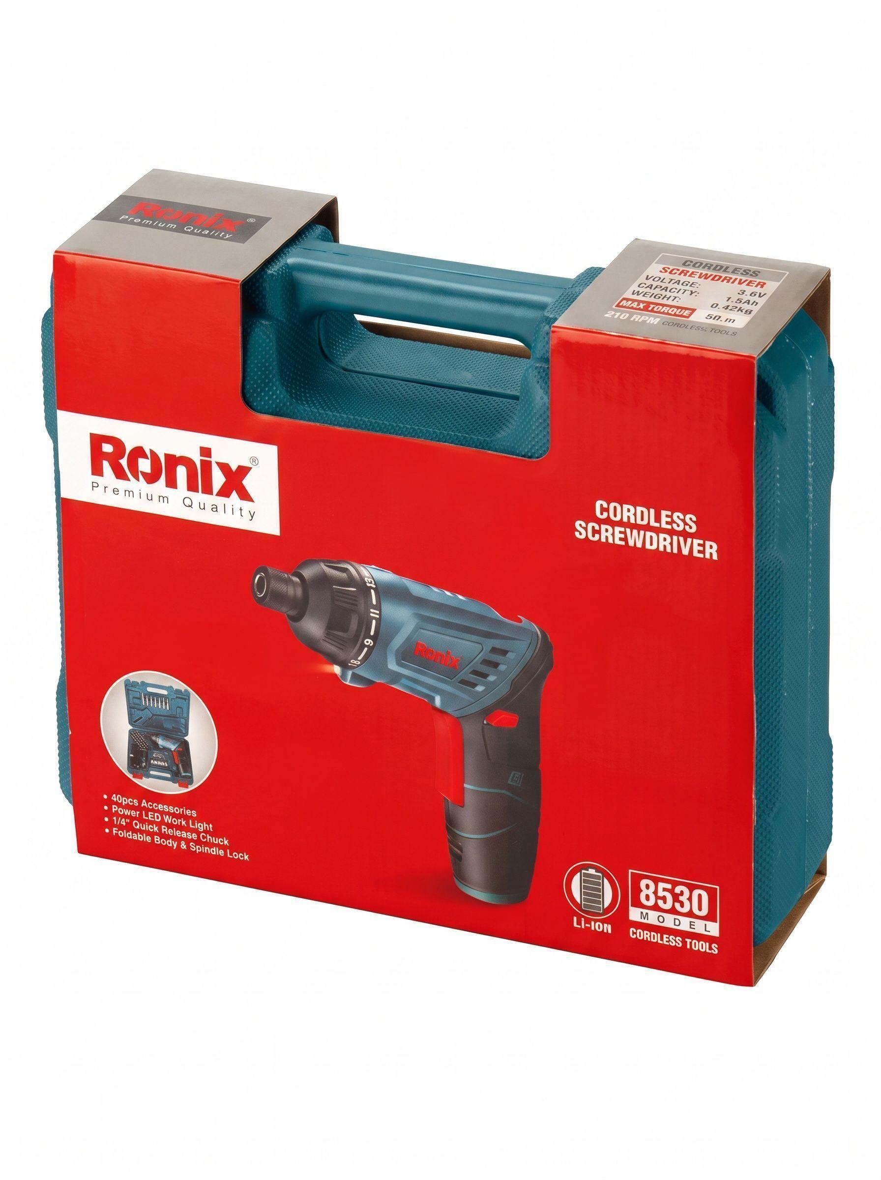 Atornillador Inalambrico Ronix 8530 3 6V Kit con 39 Accesorios Compra Online-8