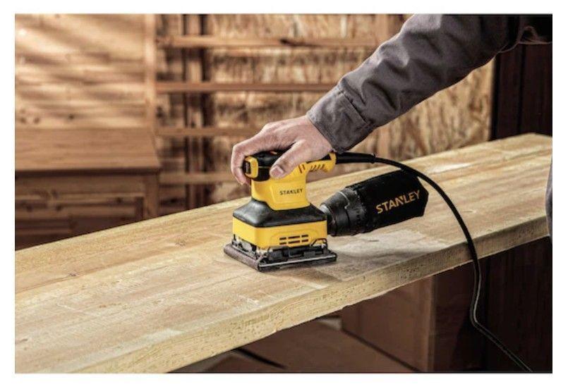 Lijadora Orbital 220W Profesional Con Bolsa Recolectora STANLEY-6