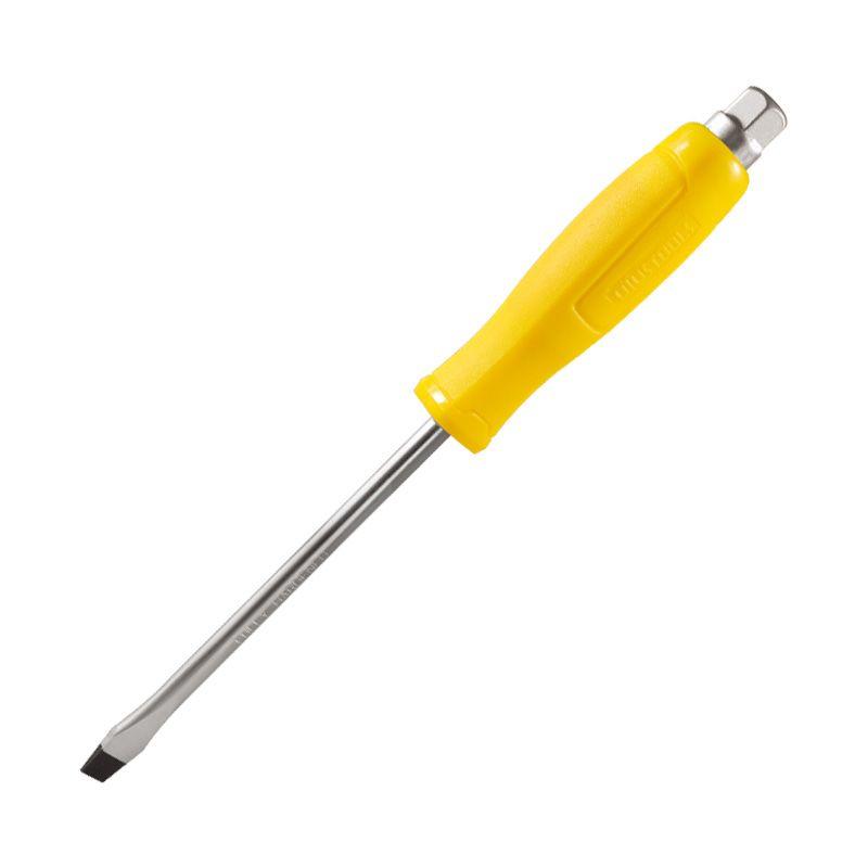 DESTORNILLADOR GOLPE 4" PTA PALETA AMARILLO UYU-0