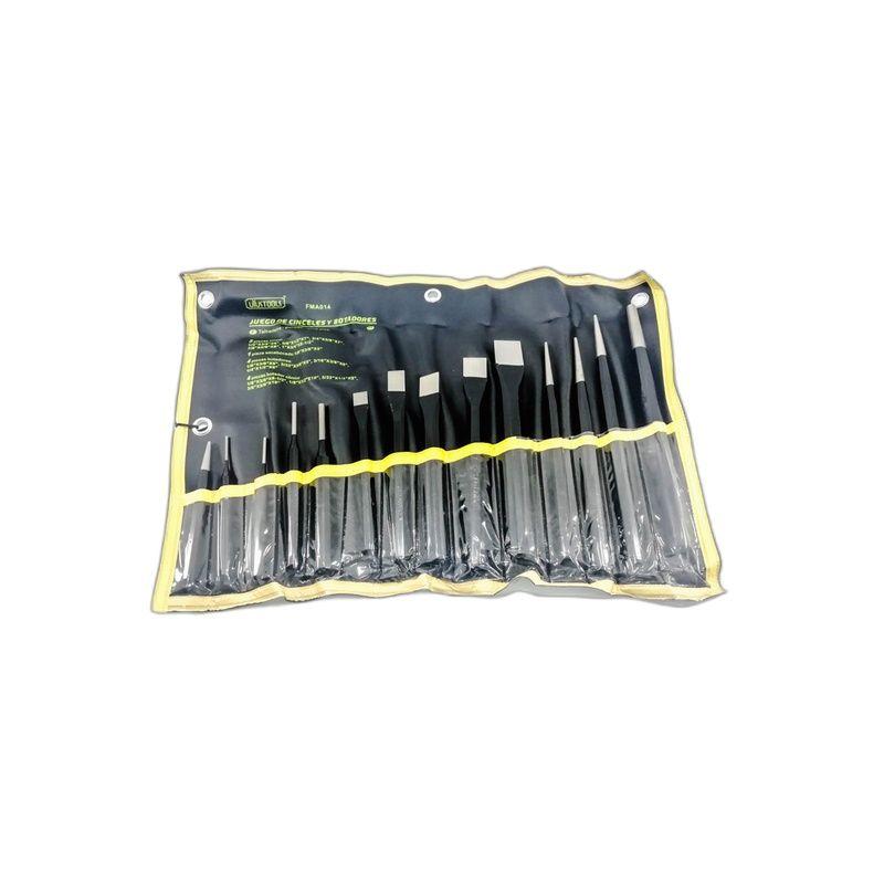 FORMON-CINCEL METALICO Set x14 UYUSTOOLS-4