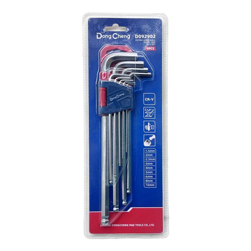 LLAVE ALLEN PUNTA BOLA LARGO Set x9 Dong Cheng-0