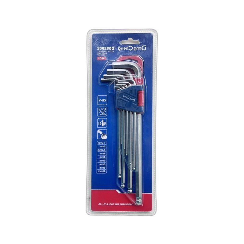 LLAVE ALLEN PUNTA BOLA LARGO Set x9 Dong Cheng-2