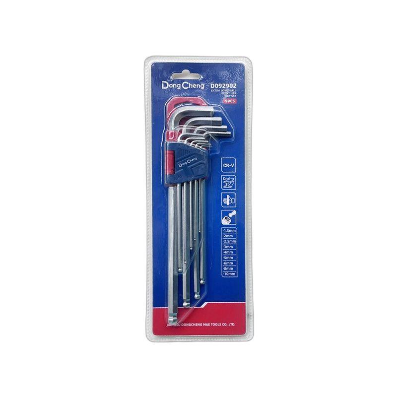 LLAVE ALLEN PUNTA BOLA LARGO Set x9 Dong Cheng-3