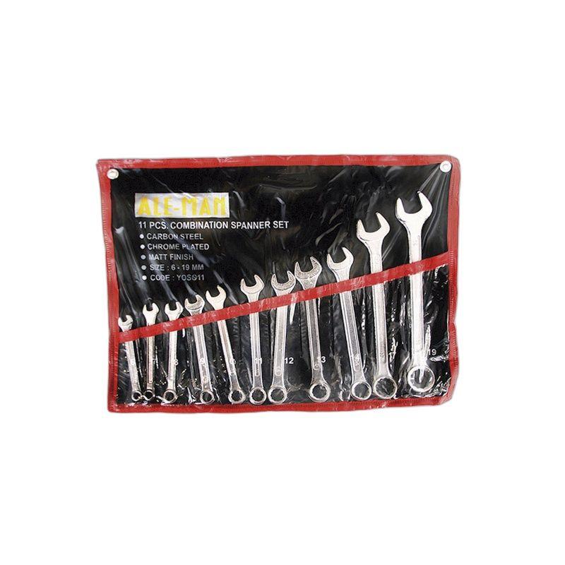 LLAVE COMBINADA (6-19MM) Set x11 ALE-MAN-3