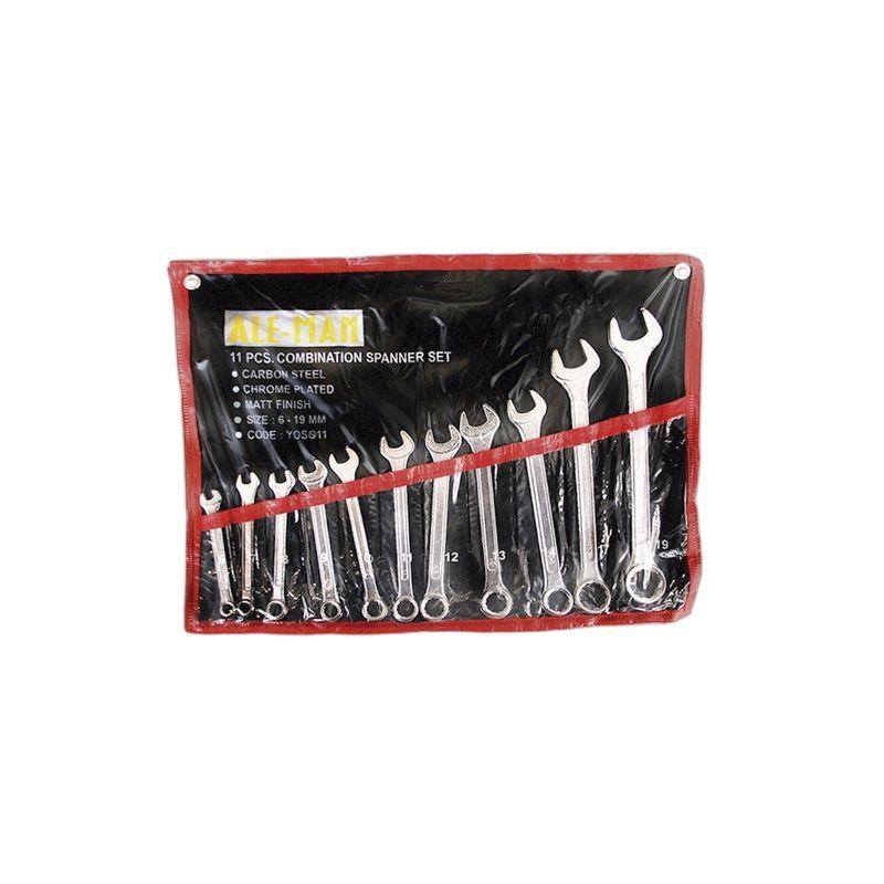 LLAVE COMBINADA (6-19MM) Set x11 ALE-MAN-7