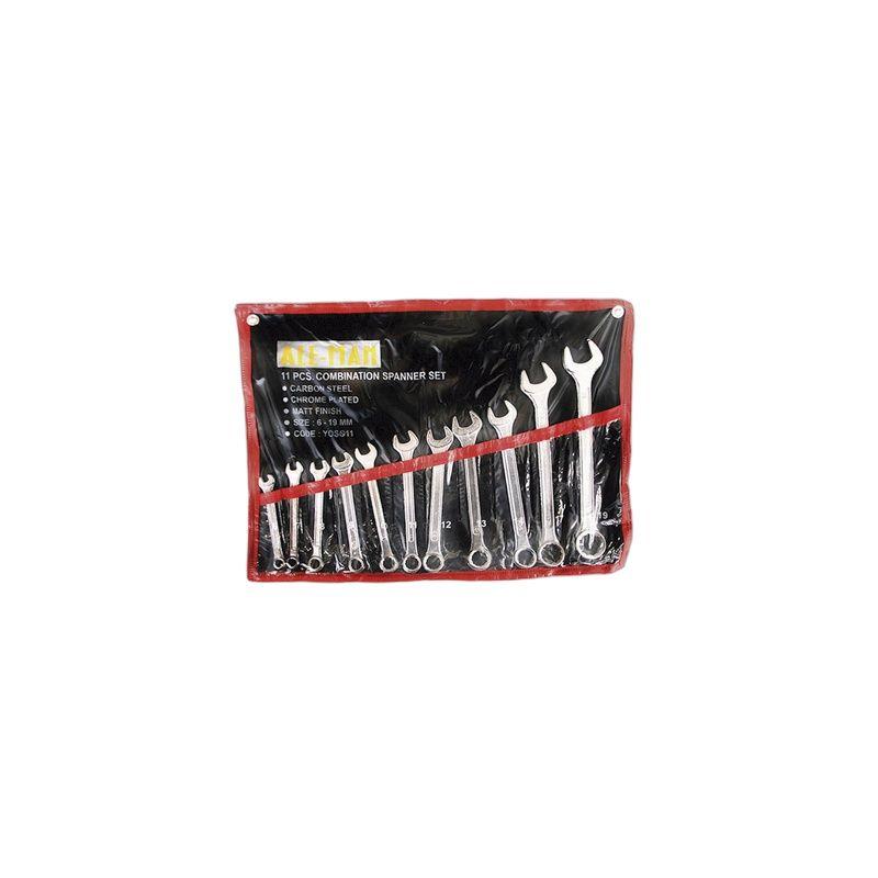 LLAVE COMBINADA (6-19MM) Set x11 ALE-MAN-8