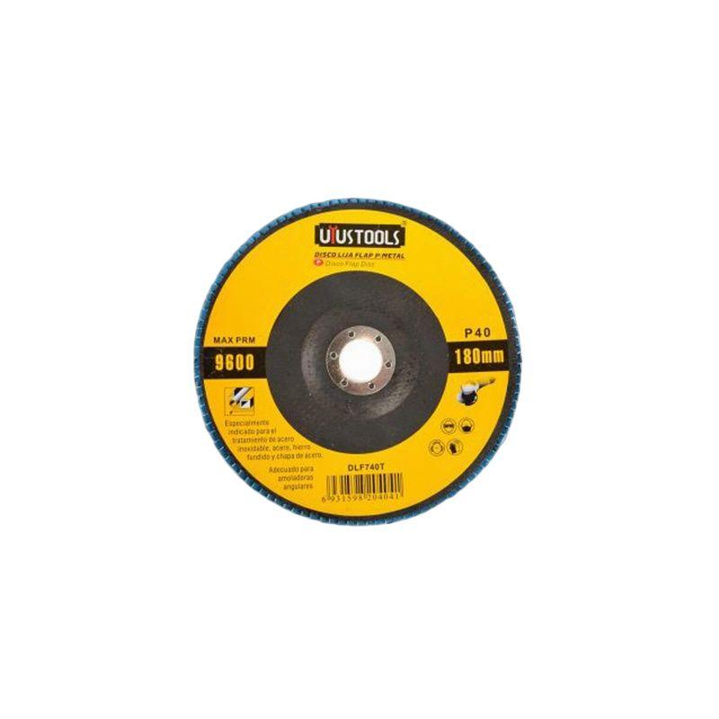 DISCO FLAP 7" ACERO INOX/METAL GR40 UYUSTOOLS-4