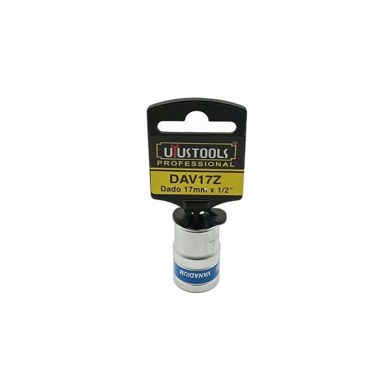 DADO 17MM-1/2" AZUL C/COLGADOR UYUSTOOLS-4