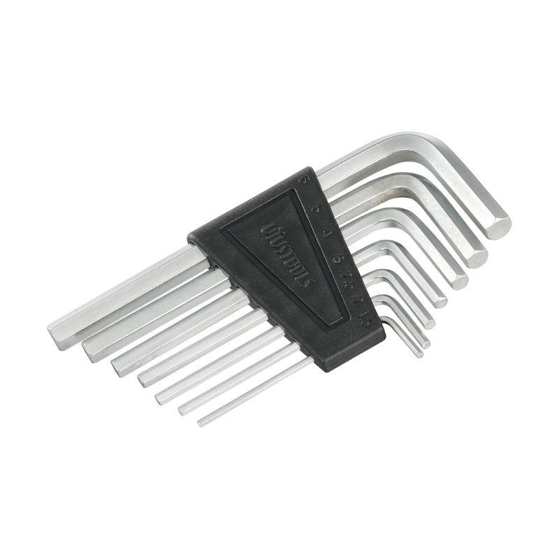 LLAVE ALLEN HEXAGONAL CORTA Set x7 UYUstools-4