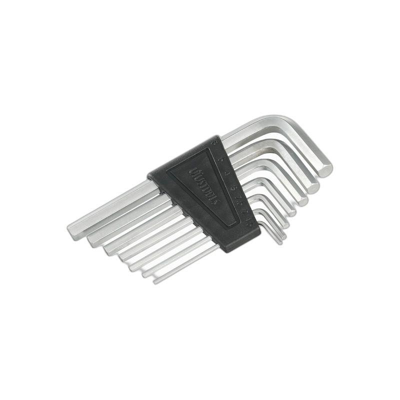 LLAVE ALLEN HEXAGONAL CORTA Set x7 UYUstools-6