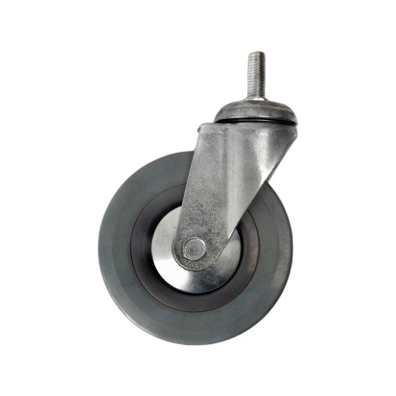 RUEDA INDUS. CON ROSCA 5" GRIS-2