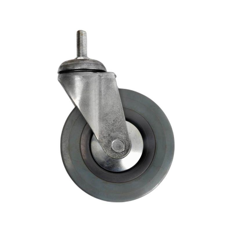 RUEDA INDUS. CON ROSCA 5" GRIS-3