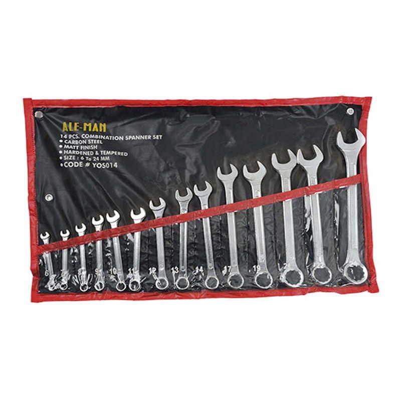 LLAVE COMBINADA 6-24 MM Set x13 ALE-MAN-1