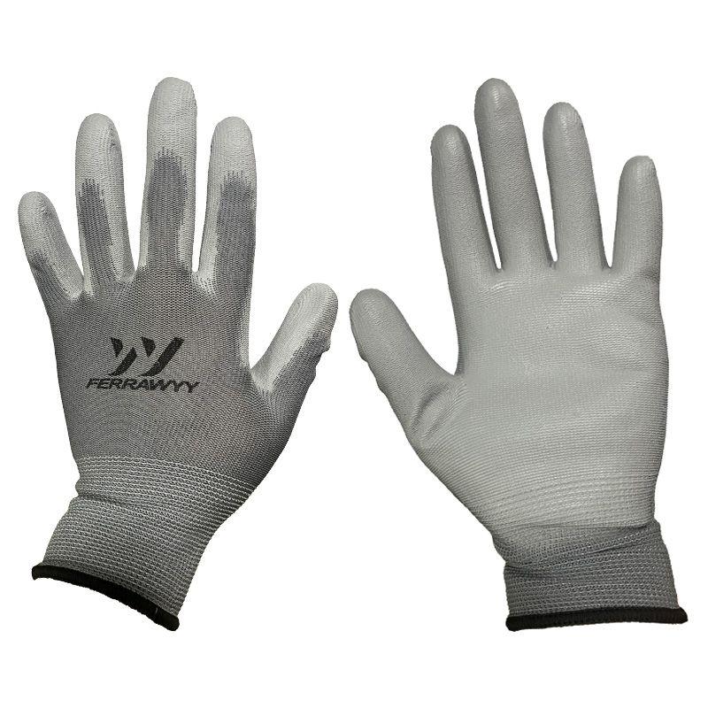 GUANTE TELA+GOMA GD7003-8'' GRIS FERRAWYY-YT-1