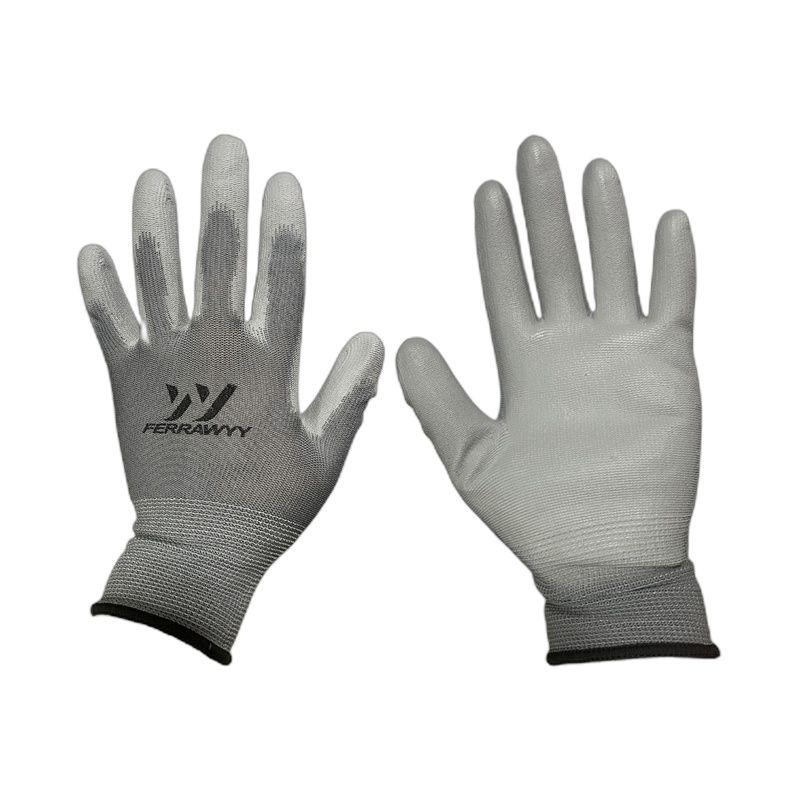 GUANTE TELA+GOMA GD7003-8'' GRIS FERRAWYY-YT-2