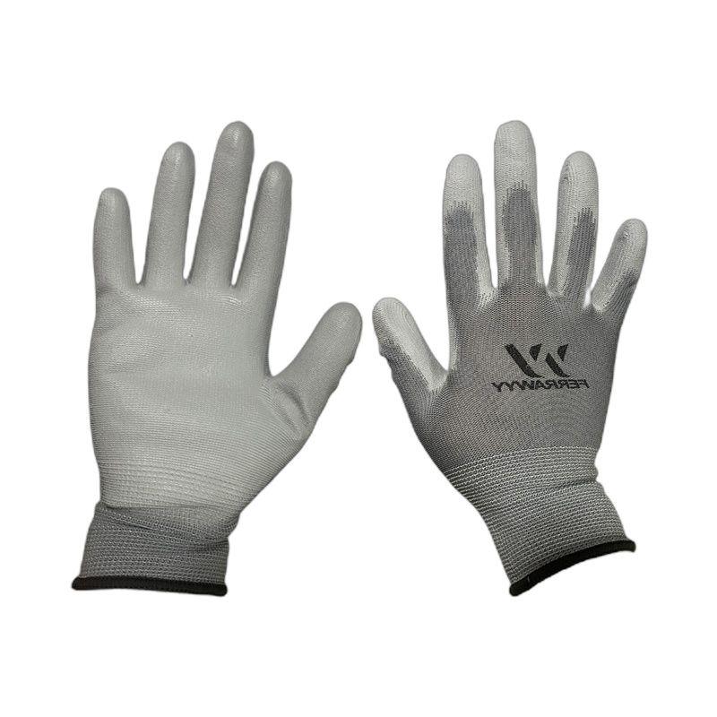 GUANTE TELA+GOMA GD7003-8'' GRIS FERRAWYY-YT-3