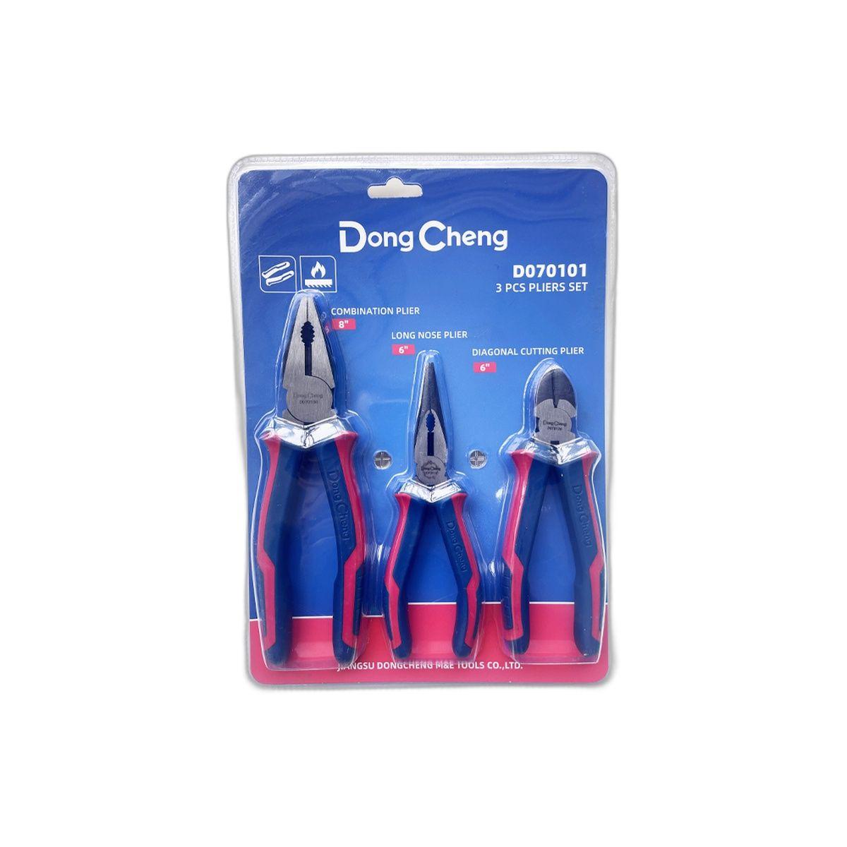 Alicates Universal Corte Pinza Set x3 Dong Cheng-3