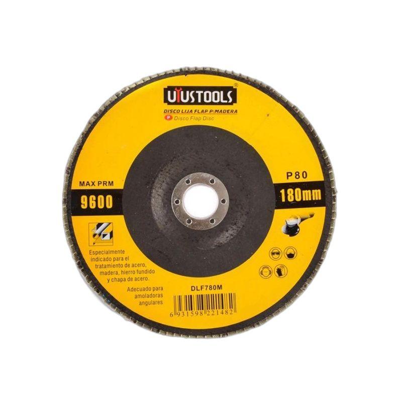 DISCO FLAP 7" MADERA/METAL GR80 UYUSTOOLS-1