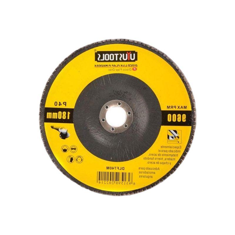 DISCO FLAP 7" MADERA/METAL GR40 UYUSTOOLS-2