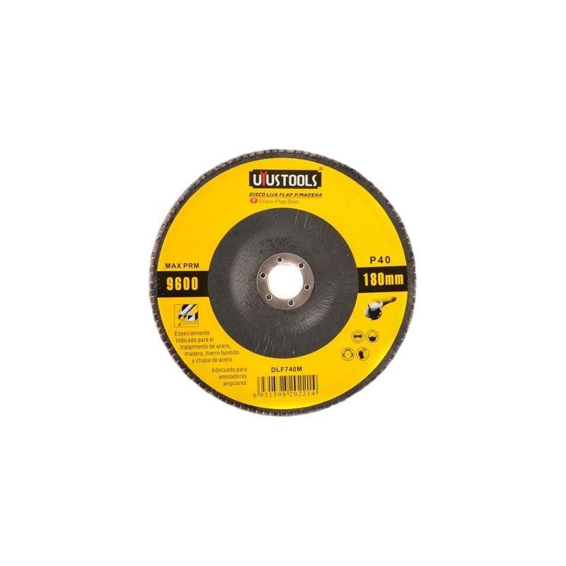 DISCO FLAP 7" MADERA/METAL GR40 UYUSTOOLS-4