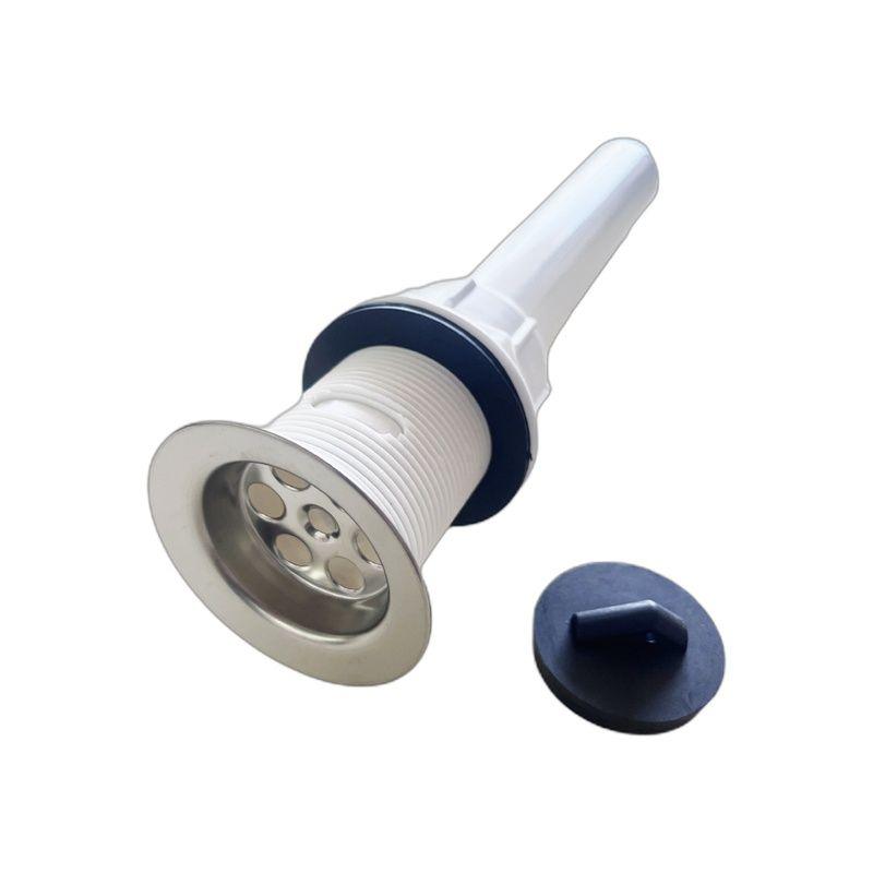 DESAGUE LAVAPLATO PLASTICO CON TUBO 1 1/2" FERRAWYY-2
