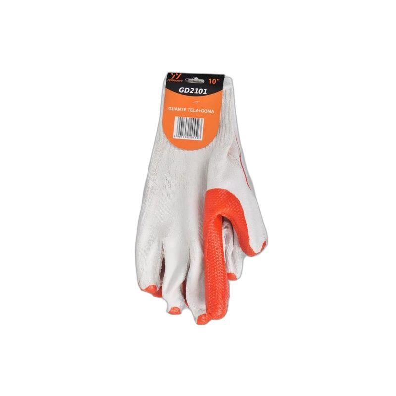GUANTE TELA/GOMA 10'' BLANCO FERRAWYY-4