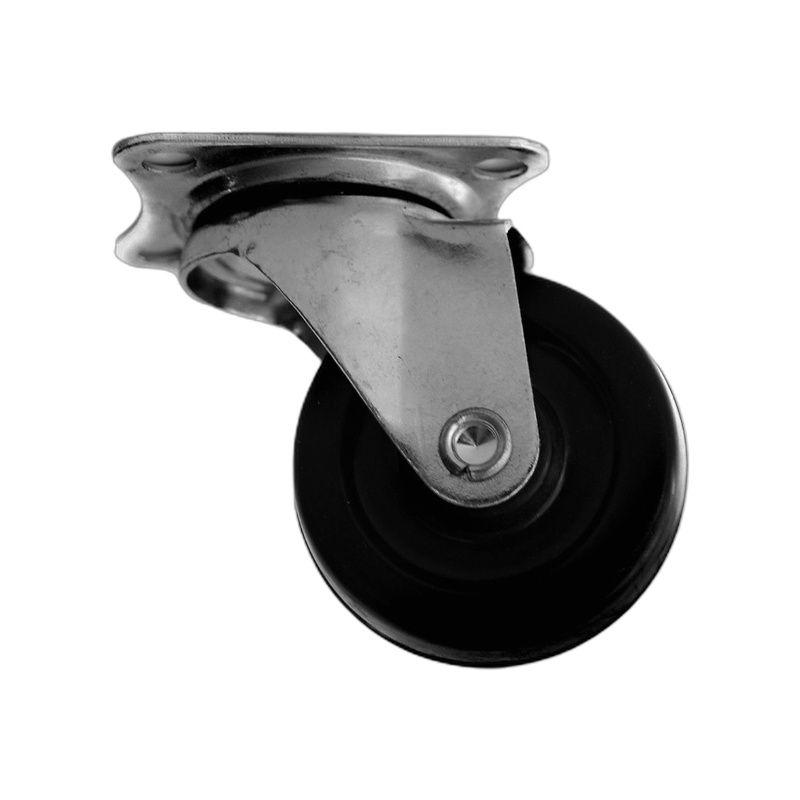 RUEDA INDUSTRIAL NEGRA  2.5" FOS.-3
