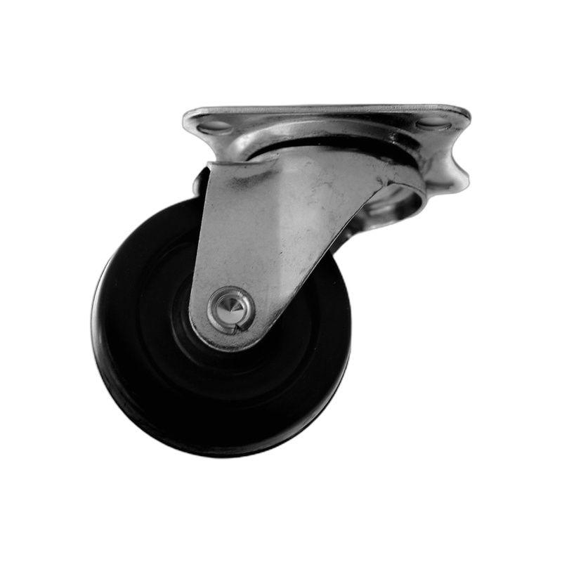 RUEDA INDUSTRIAL NEGRA  2.5" FOS.-4
