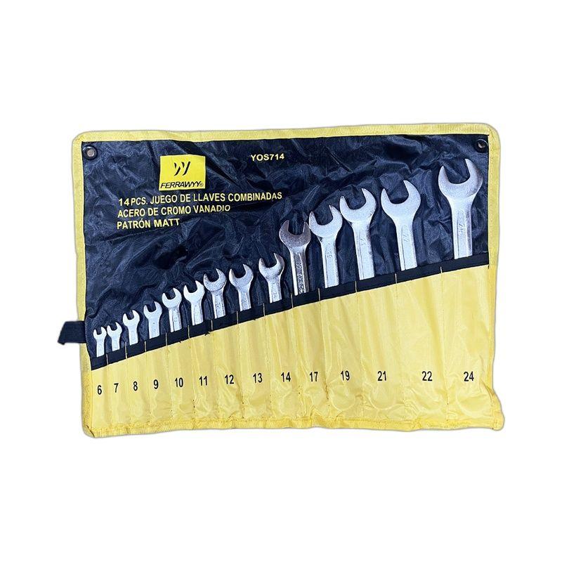 LLAVE COMBINADA SET X14 FERRAWYY-3