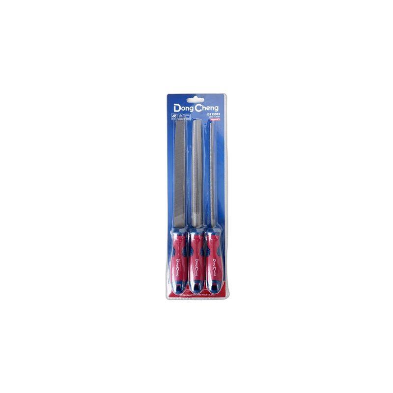 LIMA PARA METAL 8" Set x3 Dong Cheng-4