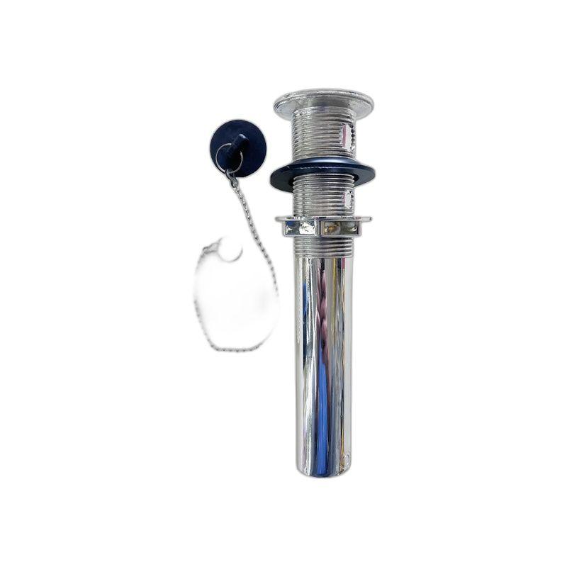 DESAGUE LAVAMANO PLASTICO CON TUBO CROMADO 1 1/4" FERRAWYY-2