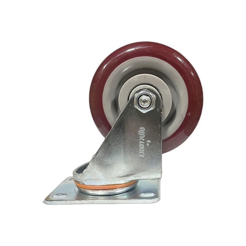 RUEDA INDUSTRIAL BURDEO PVC 4" 95KG UYU-2