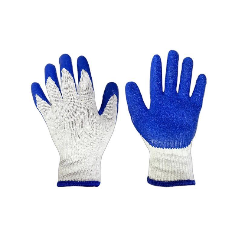 GUANTE DE TRABAJO ANTI-SLIP AZUL 8" FERRAWYY-YT-4