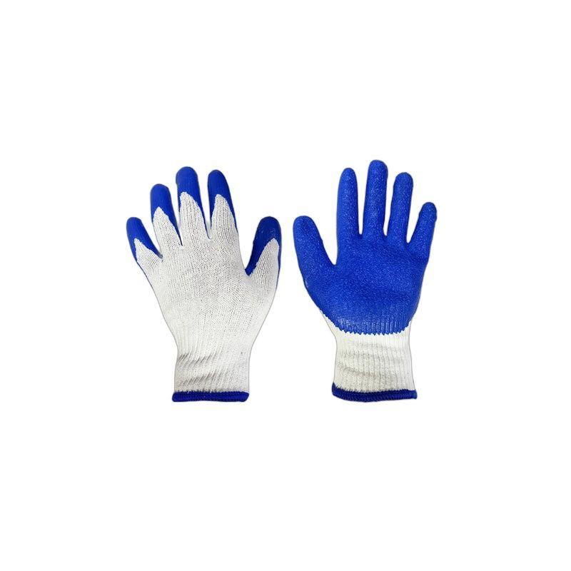 GUANTE DE TRABAJO ANTI-SLIP AZUL 8" FERRAWYY-YT-5
