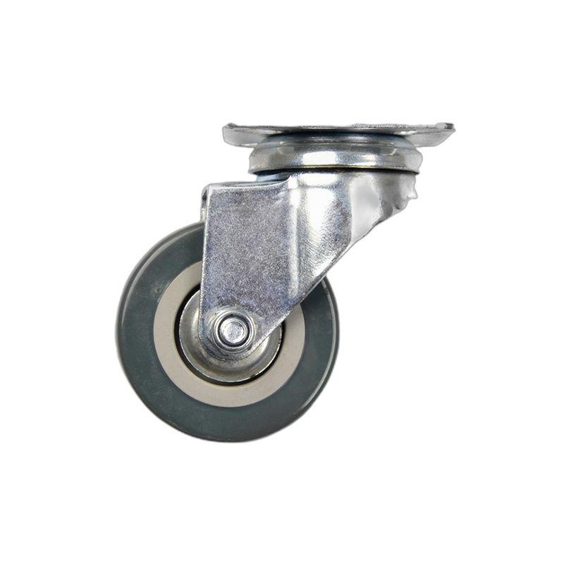 RUEDA INDUSTRIAL GRIS 4" FOS.-4
