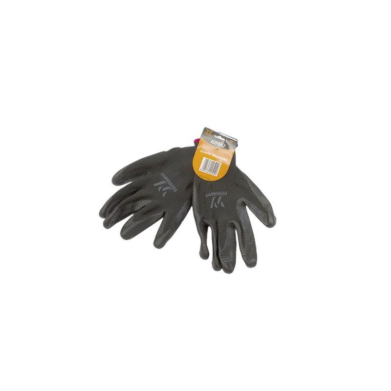 GUANTE TELA/GOMA 9'' NEGRO FERRAWYY-5