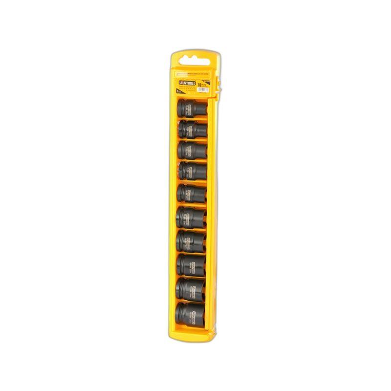 DADO IMPACTO CORTO 1/2" SET 10PCS UYU-1