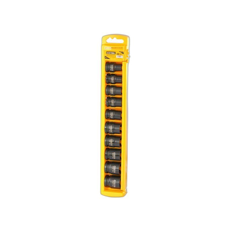 DADO IMPACTO CORTO 1/2" SET 10PCS UYU-3