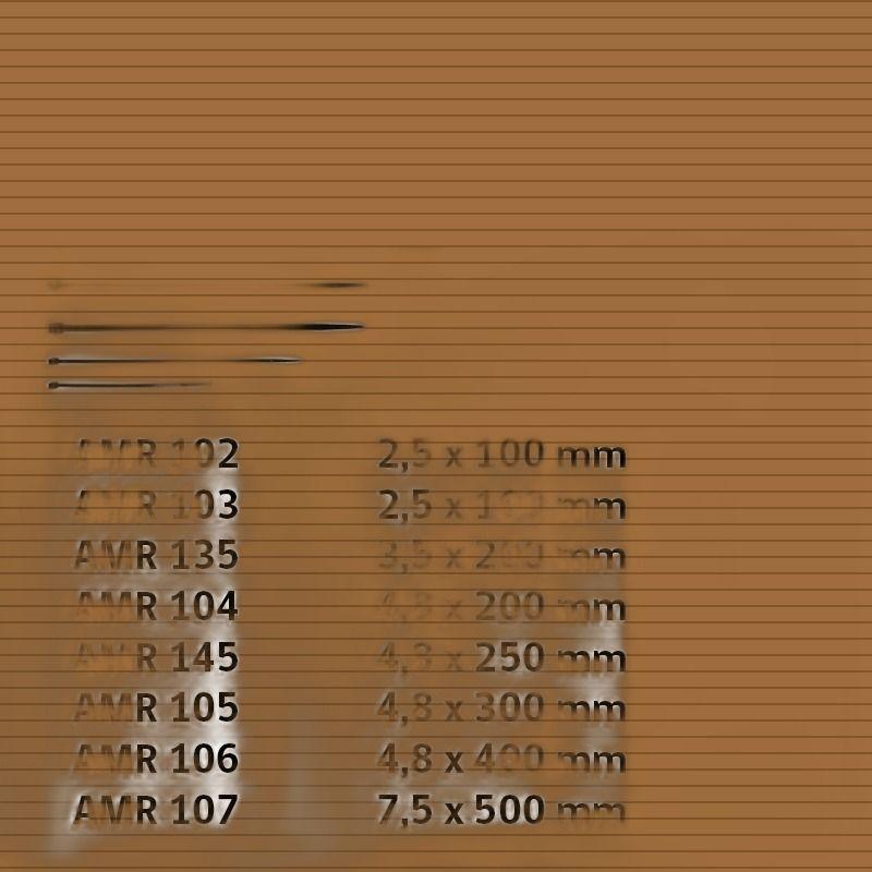 AMARRA PLASTICA NEGRA 2.5 X 160MM 100UN UYU-3