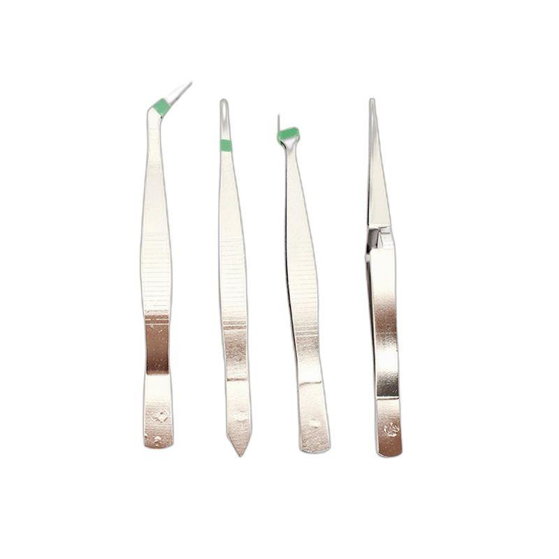 PINZAS CROMADO SET 4PCS  FERRAWYY-TMX-1